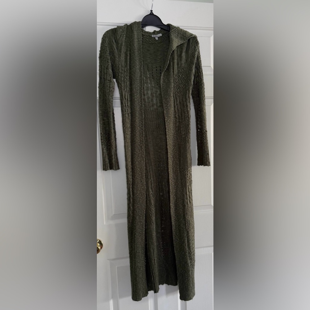 Extra Long Sweater w/hood S